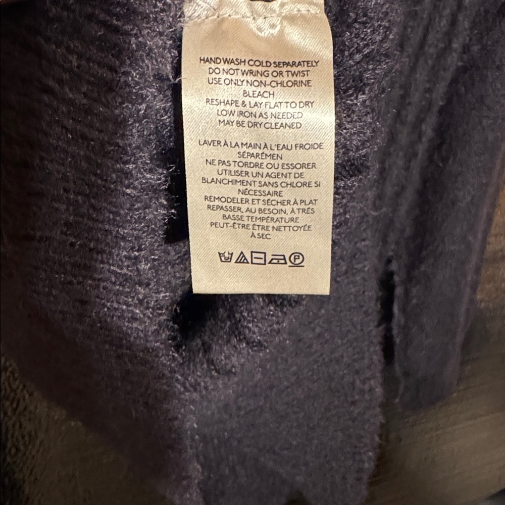 FREE PEOPLE BIG CITY GRAY RIBBED TURTLENECK PULLOVER SOFT FUZZY TUNIC SWEATER XS - Picture 6 of 7